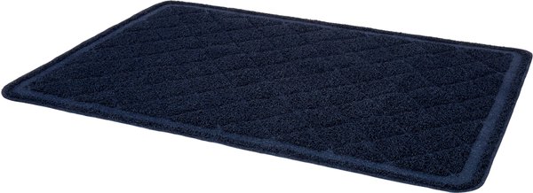 Show full view: Frisco Quilted Cat Litter Mat, Navy slide 3 of 6