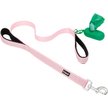 Show in main carousel: Frisco Traffic Leash with Padded Handles & Poop Bag Dispenser, Width: 1-in, Length: 4-ft, Pink slide 1 of 8