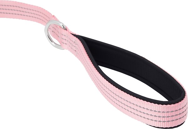Show full view: Frisco Traffic Leash with Padded Handles & Poop Bag Dispenser, Width: 1-in, Length: 4-ft, Pink slide 3 of 8