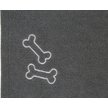 Show in main carousel: Frisco Embroidered Bones Microfiber Dog Bath Towel, Gray, Large slide 4 of 7