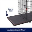 Show in main carousel: Frisco Heavy Duty Enhanced Lock Double Door Fold & Carry Wire Dog Crate & Mat Kit, Red, L: 42-in L x 29-in W x 30-in H slide 4 of 9