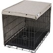 Show in main carousel: Frisco Faux Linen Dog Crate Cover, Brown, 30-in slide 5 of 8