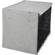 Show in main carousel: Frisco Faux Linen Dog Crate Cover, Gray, 42-in slide 4 of 8