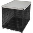 Show in main carousel: Frisco Faux Linen Dog Crate Cover, Gray, 42-in slide 5 of 8