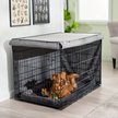 Show in main carousel: Frisco Faux Linen Dog Crate Cover, Gray, 42-in slide 6 of 8