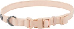 Frisco Comfort Padded Dog Collar, French Vanilla ( Soft Beige Pink), Large - Neck: 18 - 26-in, Width: 1-in