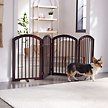 Show in main carousel: Frisco Arch 4-Panel Solid Wood Dog Gate, 30-in, Espresso slide 1 of 7