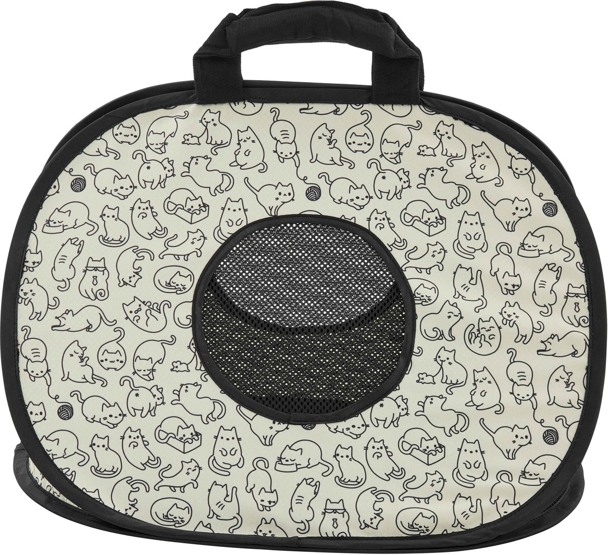 Frisco Collapsible Cat Carrier Bag, Animal Sketch