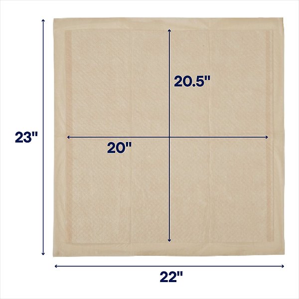 Show full view: Frisco Large Eco-Conscious Dog Training & Potty Pads, 22 x 23-in, Unscented, 300 count slide 3 of 10