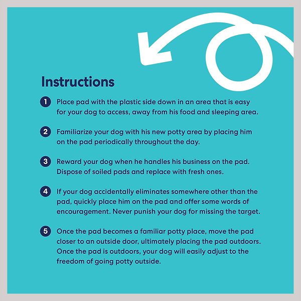 Show full view: Frisco Printed Dog Training & Potty Pads, 22 x 23-in, Unscented, 150 count, Mermaid Print slide 8 of 10