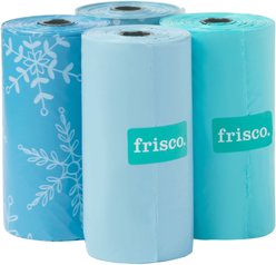 Frisco Winter Snow Print Poop Bags