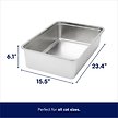 Show in main carousel: Frisco Stainless Steel Cat Litter Box, 23-in slide 2 of 7