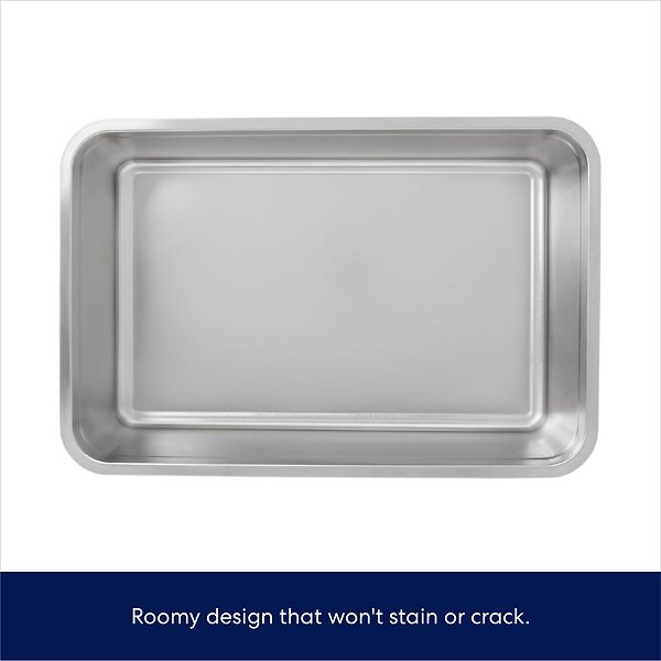 Show full view: Frisco Stainless Steel Cat Litter Box, 23-in slide 3 of 7