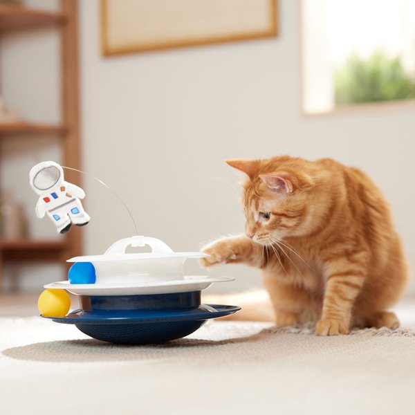 Show full view: Frisco Astronaut in Space Wobble & Spin Cat Tracks Cat Toy with Catnip slide 3 of 5