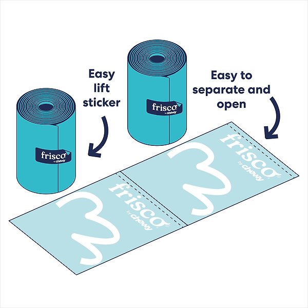 Show full view: Frisco Dog Poop Bags + Dispenser, 15 count, Scented slide 3 of 8