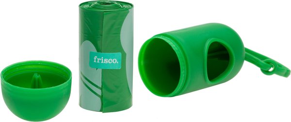 Show full view: Frisco Dog Poop Bags + Dispenser, 15 count, Unscented slide 5 of 8