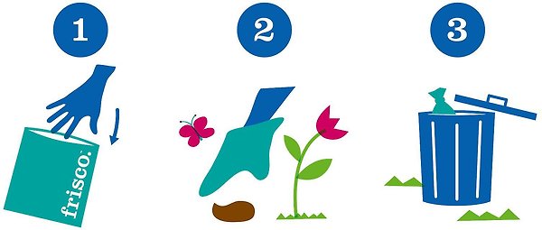 Show full view: Frisco Dog Poop Bags + Dispenser, 15 count, Unscented slide 6 of 8