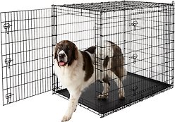Frisco XX-Large Heavy Duty Double Door Wire Dog Crate, 137-cm