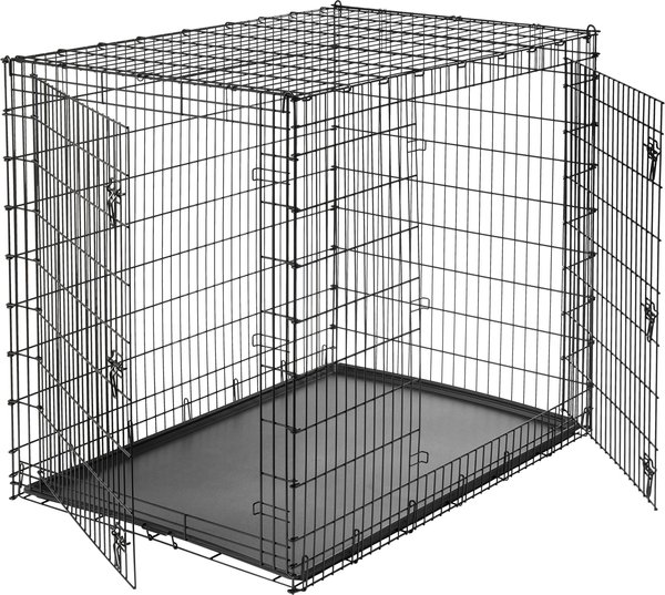Show full view: Frisco XX-Large Heavy Duty Double Door Wire Dog Crate, 137-cm slide 4 of 8