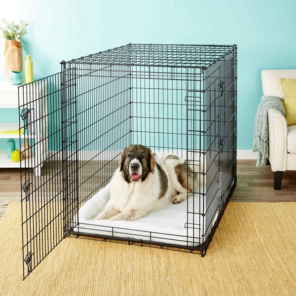 Show full view: Frisco XX-Large Heavy Duty Double Door Wire Dog Crate, 137-cm slide 5 of 8