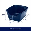 Show in main carousel: Frisco High Sided Cat Litter Box, Navy, Medium 18-in slide 2 of 5