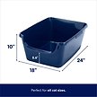 Show in main carousel: Frisco High Sided Cat Litter Box, Navy, Extra Large 24-in slide 2 of 5