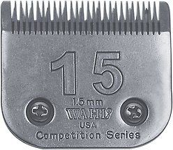 Wahl Competition Detachable Dog & Cat Blade, 1.5-mm, #15