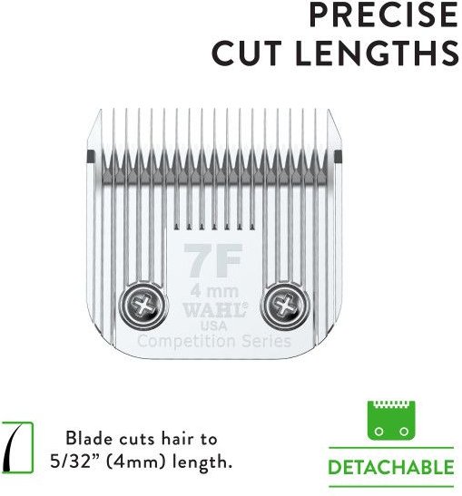 Show full view: Wahl Competition Detachable Dog & Cat Blade, 4-mm, #7F slide 3 of 6