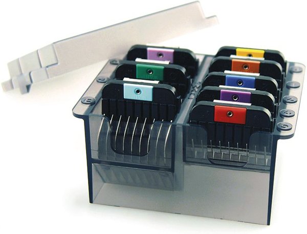 Show full view: Wahl 8-Piece Stainless Steel Snap-On Guide Combs slide 3 of 4