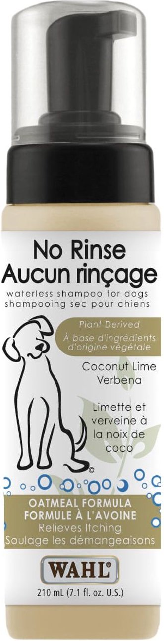 Wahl dry 2024 dog shampoo