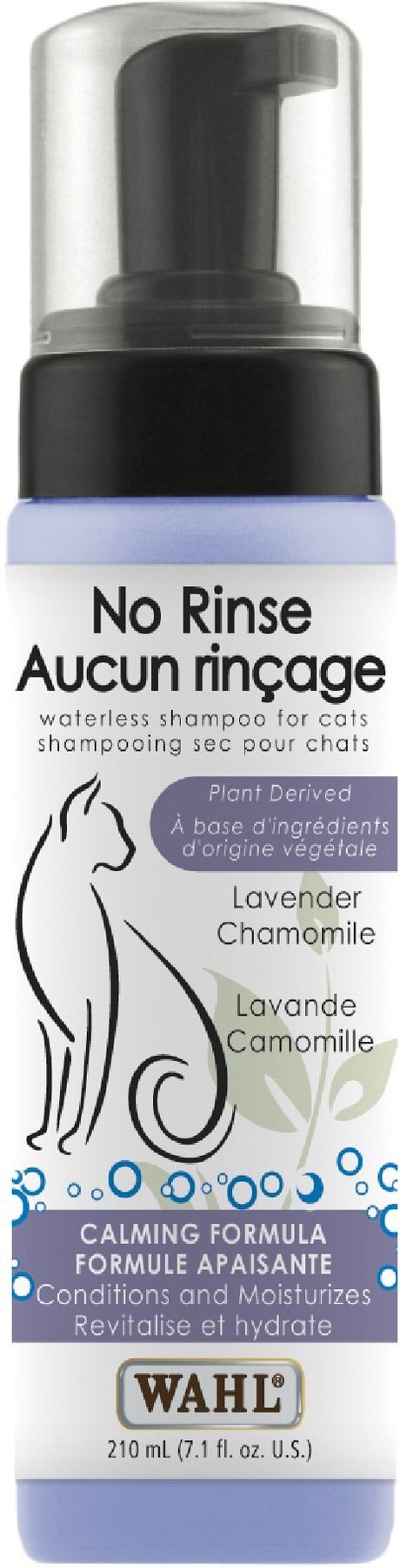 Wahl no rinse 2025 shampoo for cats reviews