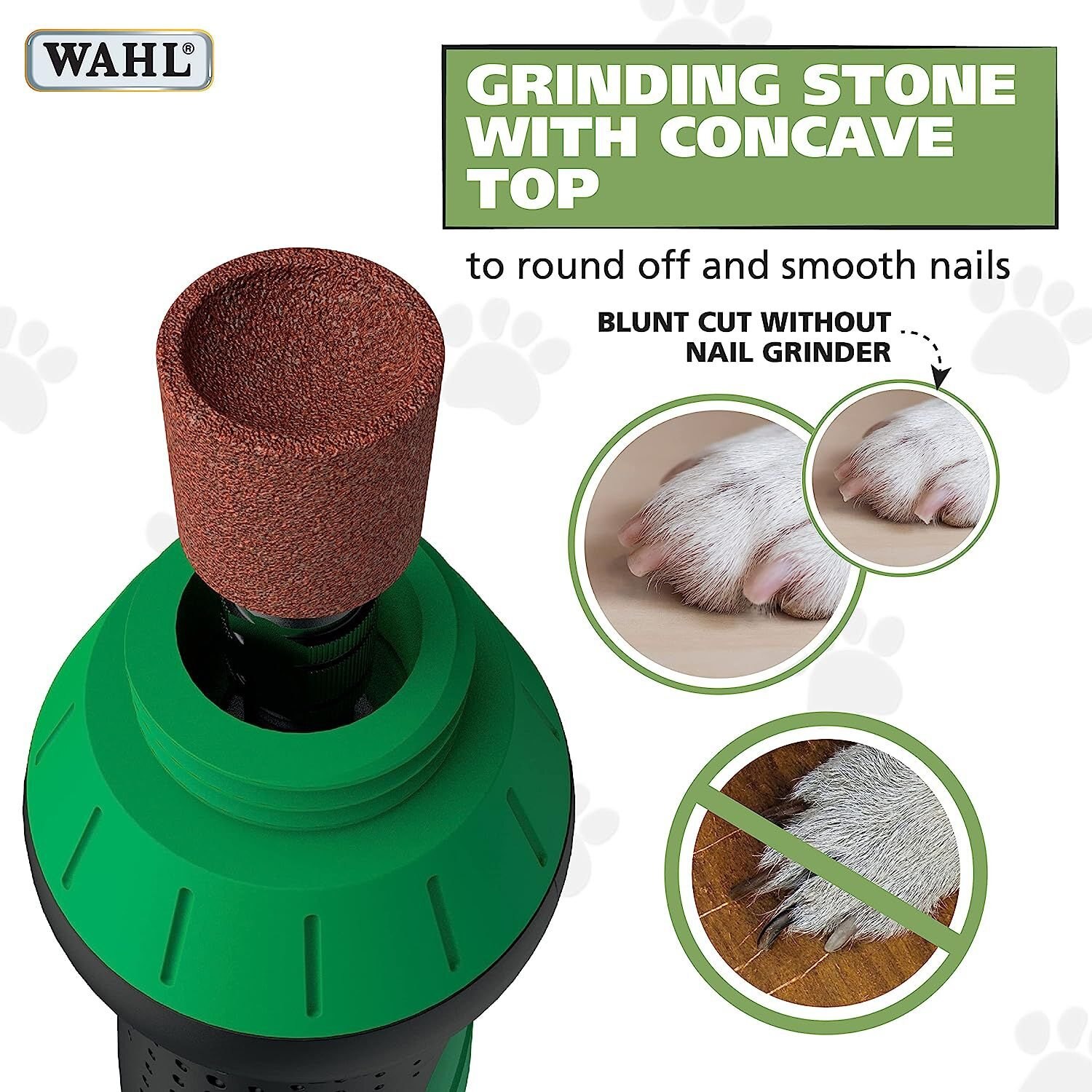 WAHL Professional Animal Pet, Dog, and Cat Premium Nail Grinder Trimmi –  HappyTails