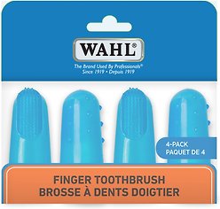 Wahl Finger Dog Toothbrush, 4 pack