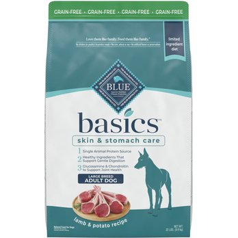 Blue basics dog food best sale