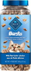 Blue Buffalo Bursts Natural Filled Chicken Cat Treats, 12-oz jar