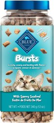 Blue Buffalo Bursts Natural Filled Seafood Cat Treats, 12-oz jar