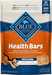 Blue Buffalo Health Bars Natural Pumpkin & Cinnamon Dog Treats, 16-oz bag