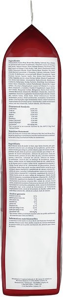 Show full view: Blue Buffalo Life Protection Formula Adult Beef & Brown Rice Recipe Dry Dog Food, 11.7-kg bag slide 3 of 9