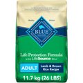Blue Buffalo Life Protection Formula Adult Lamb & Brown Rice Recipe Dry Dog Food, 11.7-kg bag
