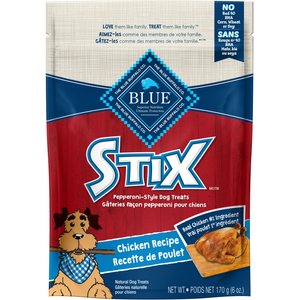 Blue Buffalo Stix Natural Chicken Dog Treats, 6-oz bag