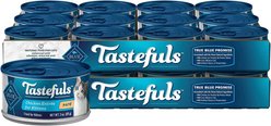 Blue Buffalo Tastefuls Kitten Chicken Entree Pate Wet Food, 85-g can, case of 24
