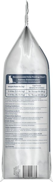 Show full view: Blue Buffalo Tastefuls Natural Adult 7+ Chicken Dry Cat Food, 3.1-kg bag slide 4 of 8