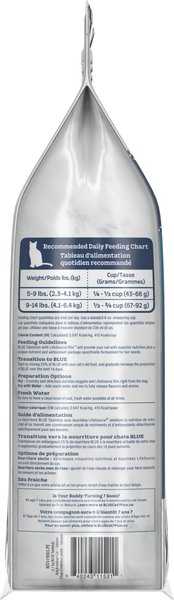 Show full view: Blue Buffalo Tastefuls Natural Adult Indoor Salmon Dry Cat Food, 3.1-kg bag slide 4 of 8