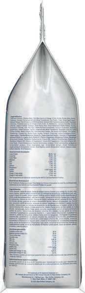 Show full view: Blue Buffalo Tastefuls Natural Kitten Chicken Dry Cat Food, 3.1-kg bag slide 3 of 8