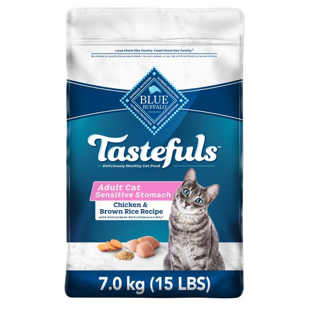 BLUE BUFFALO Tastefuls Natural Sensitive Stomach Adult Chicken