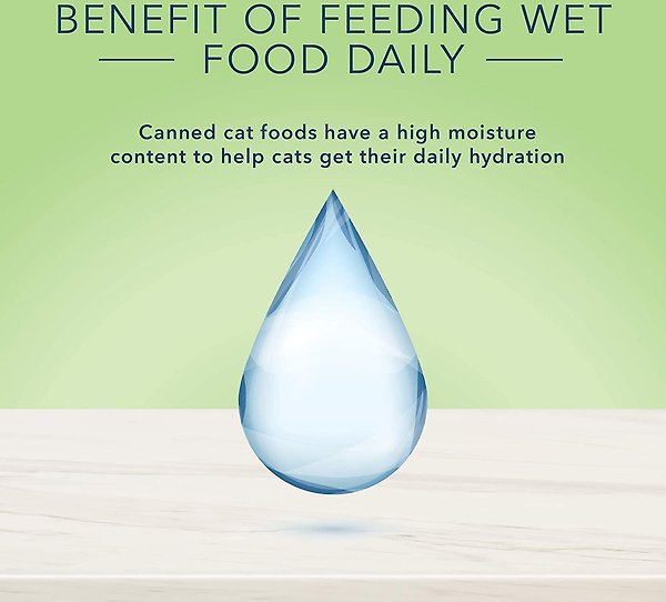Show full view: Blue Buffalo True Solutions Natural Skin & Coat Care Adult Wet Cat Food, 155-g can, case of 24 slide 5 of 7