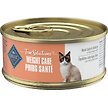 Show in main carousel: Blue Buffalo True Solutions Natural Weight Care Adult Wet Cat Food, 155-g can, case of 24 slide 1 of 7