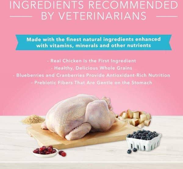 Show full view: Blue Buffalo True Solutions Sensitive Stomach Natural Adult Chicken Dry Dog Food, 9.9-kg bag slide 5 of 9