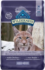 Blue Buffalo Wilderness Chicken Grain-Free Adult Dry Cat Food, 5.4-kg bag
