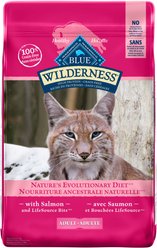 Blue Buffalo Wilderness Salmon Grain-Free Adult Dry Cat Food, 4.9-kg bag
